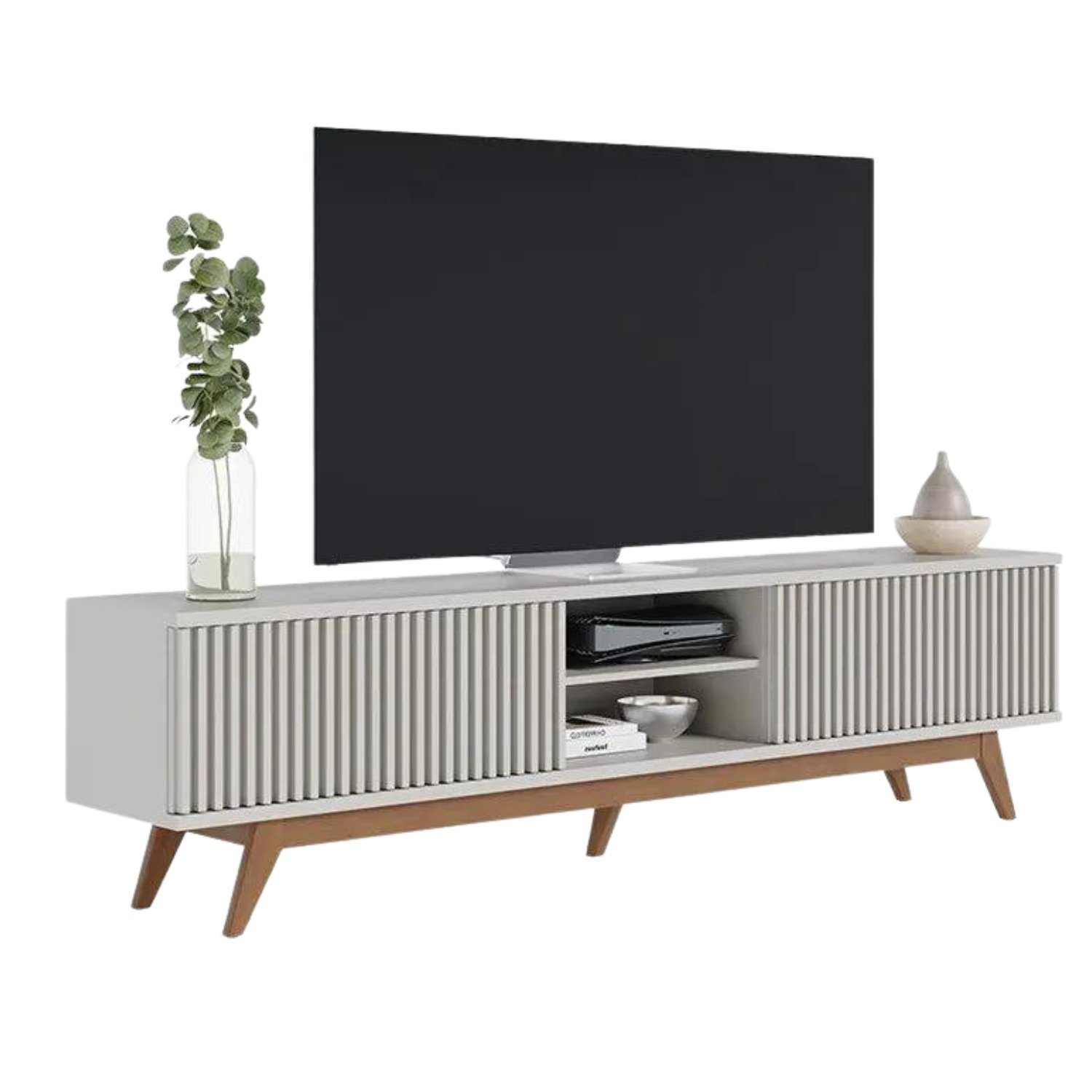 Rack Bancada Fortaleza 2,18m Off White Matte Colibri