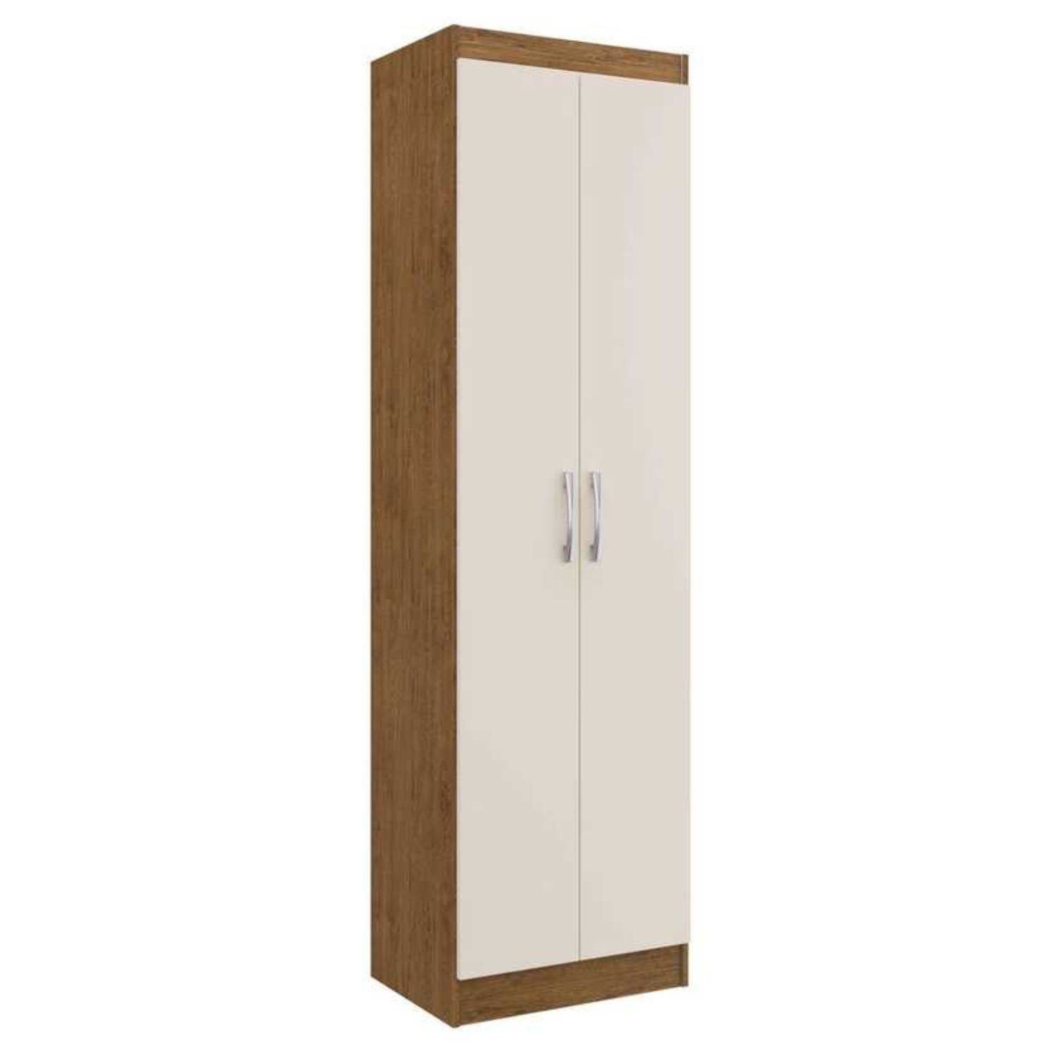 Roupeiro Multiuso Ibiza 0,52m 2 Portas Off White / Nogueira